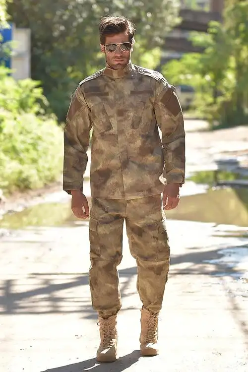 外军acu迷彩作训服二代套服cp迷彩服批发套服军迷cs套装特种兵男