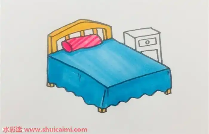 卧室怎么画卧室简笔画漂亮卡通