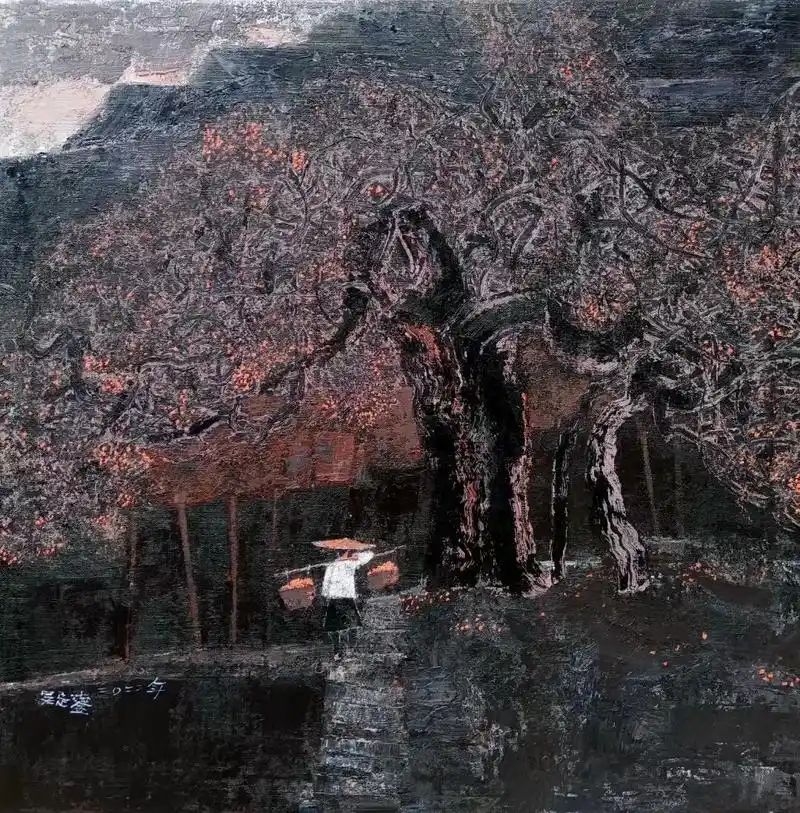 中国美协会员 贵州吴定鎏老师油画作品.#画家 #画廊 #油画 - 抖音