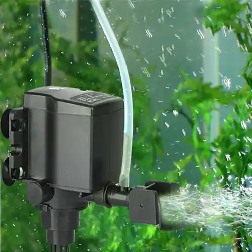 鱼缸过滤器潜水泵三合一过滤泵养鱼带增氧水族箱鱼缸抽水泵