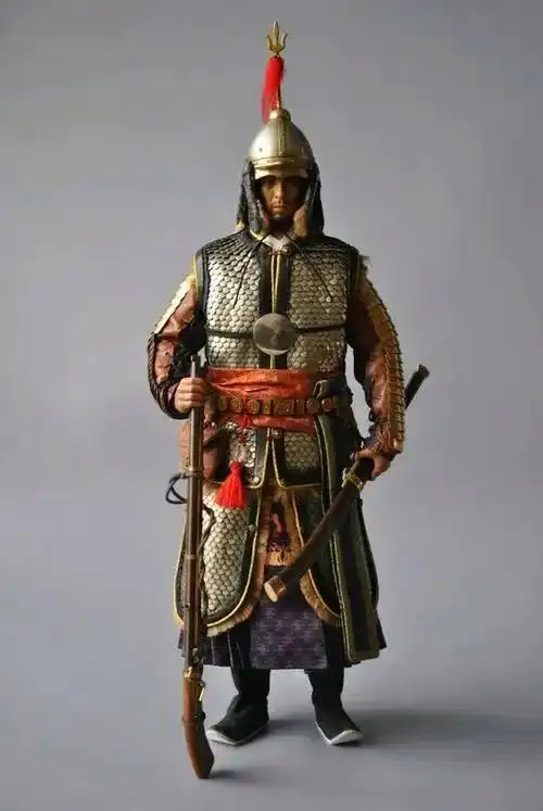 明朝紫花罩甲,什么是罩甲?  罩甲,意思是指褂子,外套一类上衣的旧称.