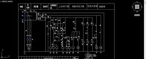 100吨四柱液压机电器原理图_设备控制原理图_土木在线
