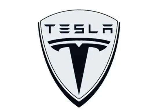 特斯拉汽车标志以盾牌为主要造型,包括特斯拉和英文特斯拉的字母和