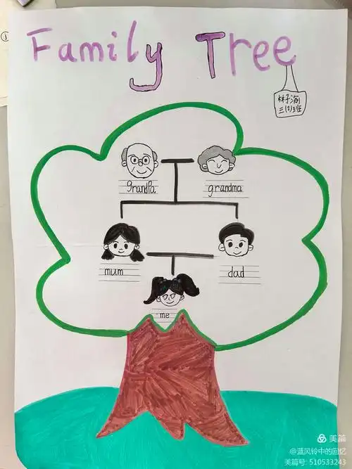 班family tree思维导图优秀作品展示
