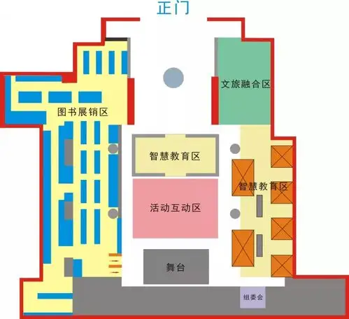 2019南国书香节暨第二届河源书展平面图(主会场)