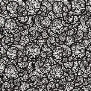 矢量无缝单色抽象背景与卷云,4 剪贴蒙版