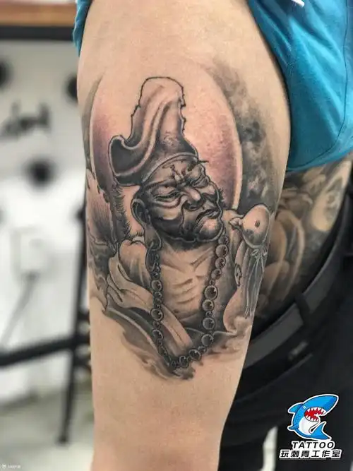 济公_纹身图案手稿图片_丛鹏柠的纹身作品集