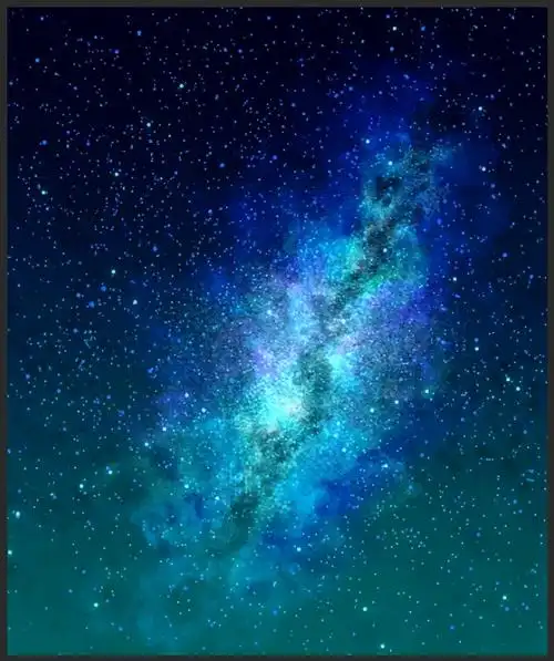 繁星点点的夜空