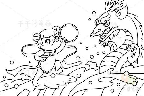 神话故事哪吒闹海