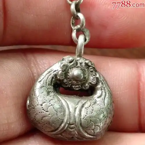 老银铃铛挂坠-价格:680元-se86910765-其他银器-零售-7788印章收藏