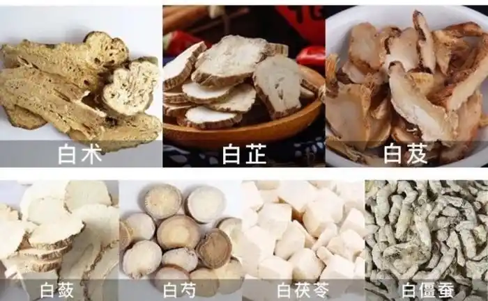 令人眼花缭乱的澡豆及洗面药配方中,满眼都是以"白"字开头的药料:白芷