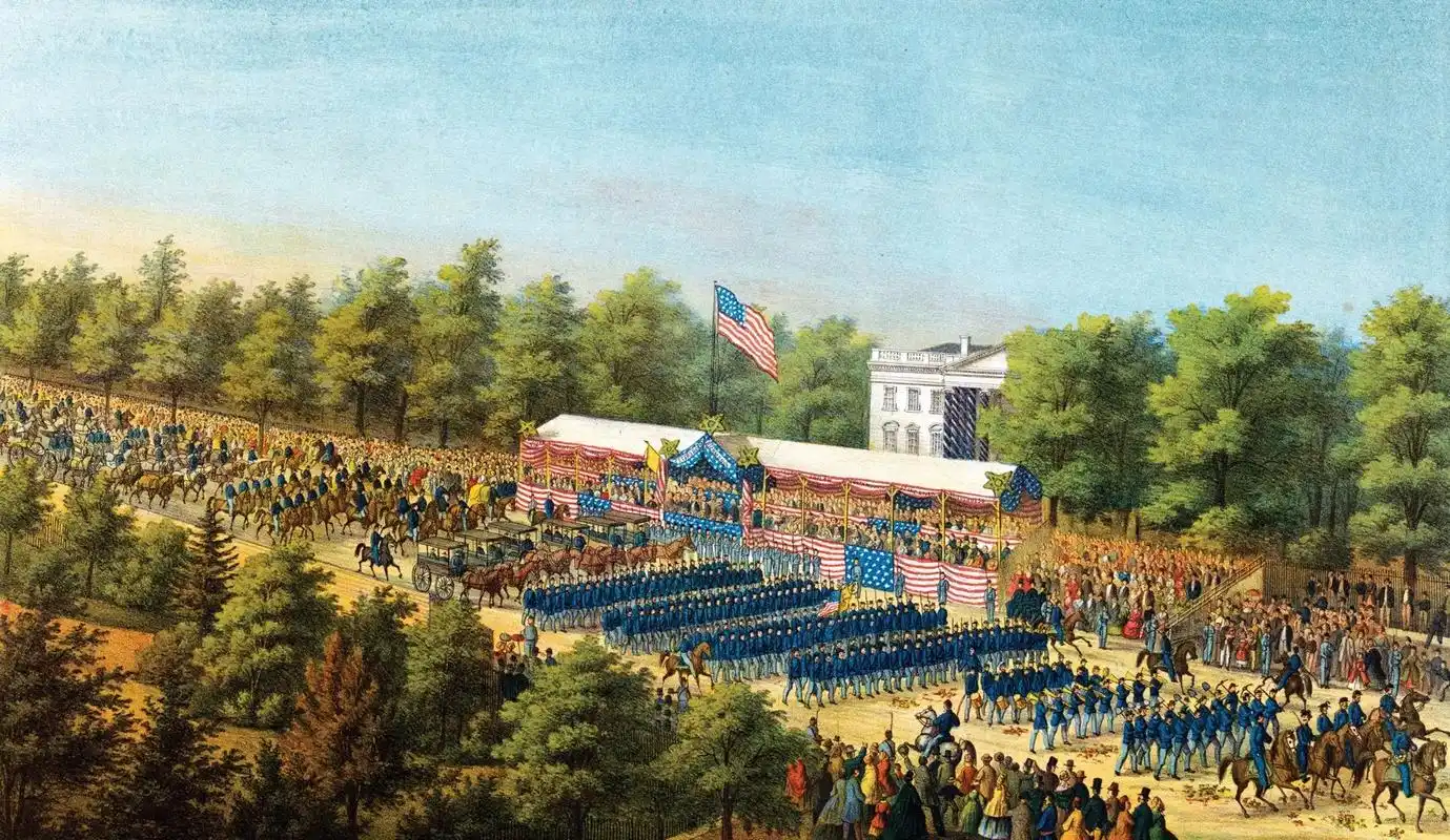 历史上的今天.1865年5月23～5月24日,华盛顿大阅兵  - 抖音