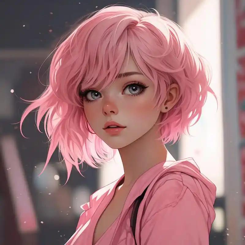 94粉系少女头像大放送94 哇喔～超级甜美的粉色系少女头像来啦!