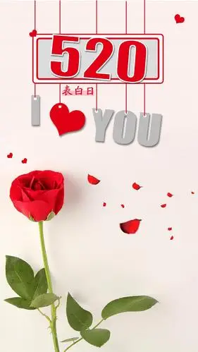 520表白日红色爱心