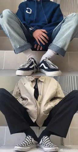 卫衣帆布鞋男生的日常穿搭看来是个匡威控吧
