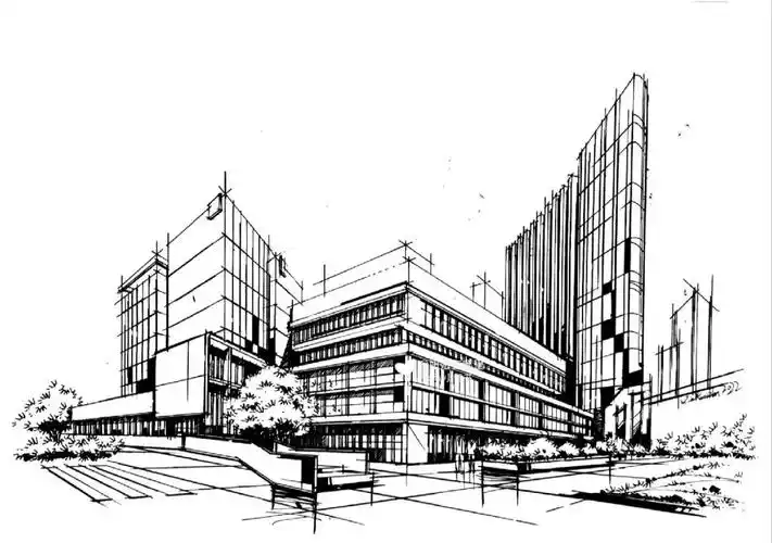 原创|建筑手绘效果图