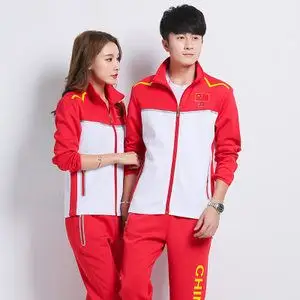 国家队国服休闲套装男女款中国队服领奖学生班服团体运动会比赛服