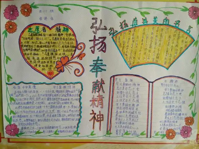 张扬个性,展露才能,我最棒 ——三月份手抄报大赛