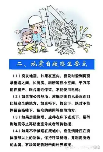 防灾自救——地震