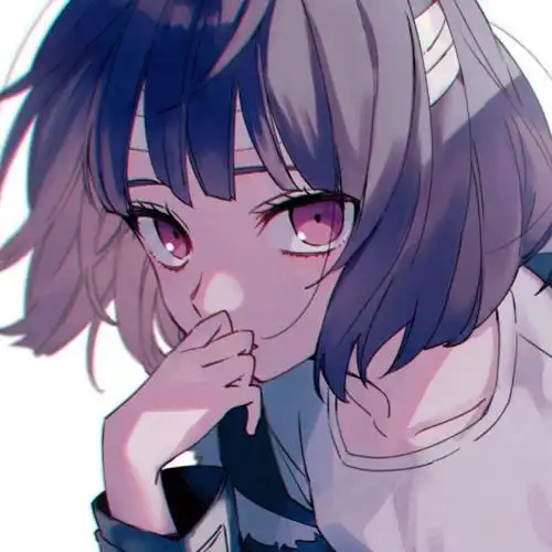 冷色系动漫女头