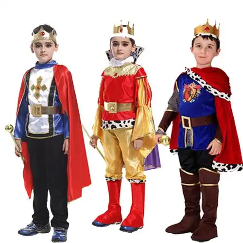 男童万圣节cosplay服装动漫舞会装扮演出服儿童王子衣服—服饰(今日7