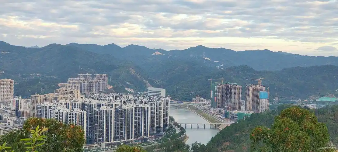 大埔县城的早晨