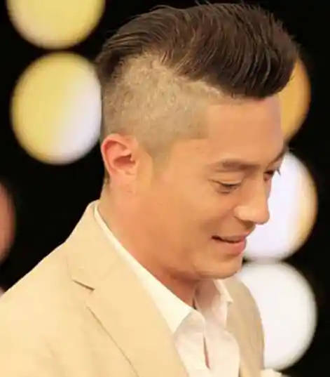 男明星短发霍建华最新莫西干发型超有型