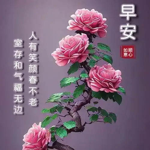 刷牙洗脸哼小曲,开开心心一天到,问候不少在今朝,早安一生愿你好,早安