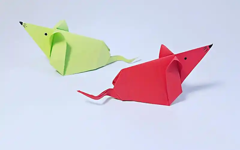 折纸老鼠,简单易学_哔哩哔哩_bilibili