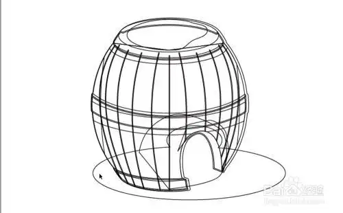 老鼠窝简笔画设计