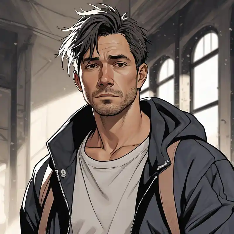 沧桑大叔漫画头像🎨韵味十足