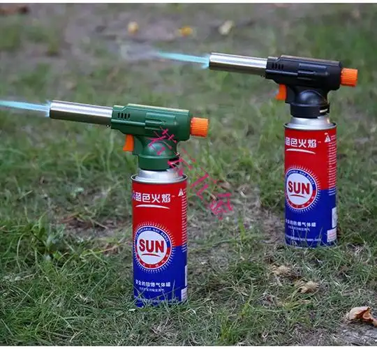 烧肉皮火抢卡式液化气喷火枪家用烧猪毛火枪头喷枪头烧肉皮神器烤肉抢