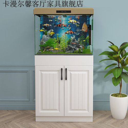 卡漫尔馨放鱼缸的柜子鱼缸底柜客厅鱼缸底座欧式鱼缸地柜鱼缸柜子鱼