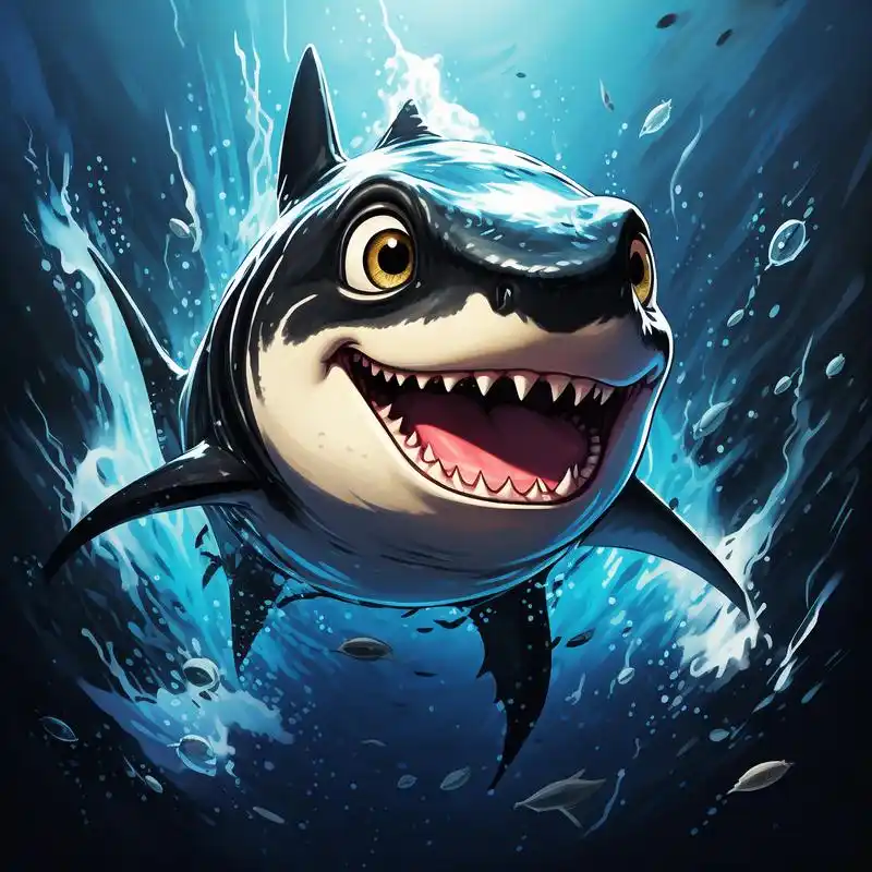 皮克斯鲨鱼头像00谁不爱呢