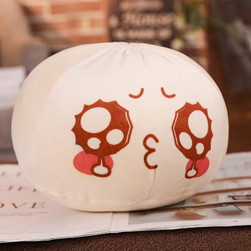 贝木惠(beimuhui)汤圆元宵节毛绒玩具包子可爱团子玩偶公仔表情包子