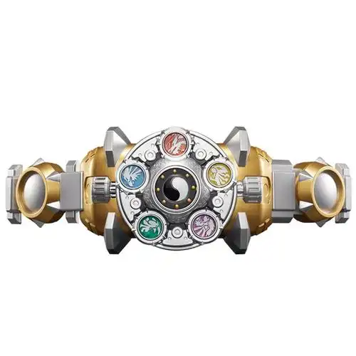 正版奥迪双钻铠甲勇士一代豪华套装帝皇铠甲召唤腰带动漫手表