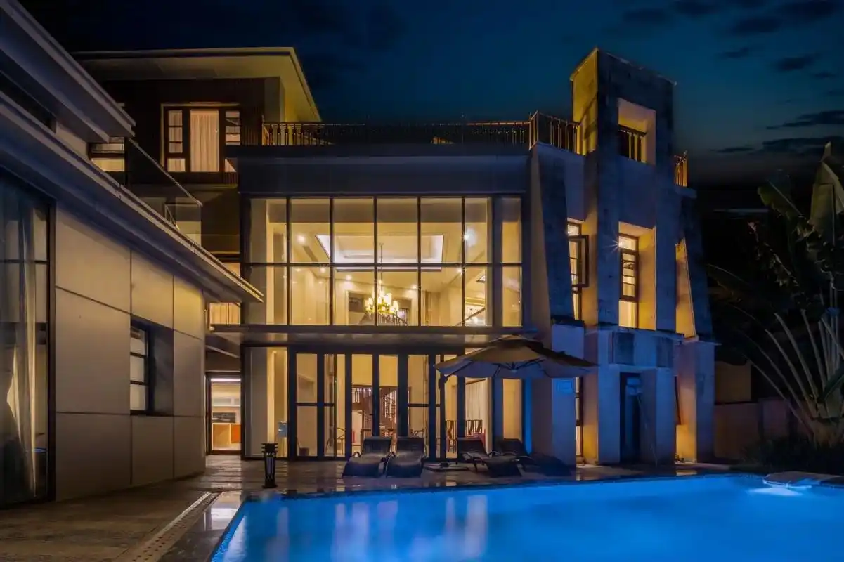 海棠湾7居室超大泳池独栋别墅出租.#海南三亚#高端别墅#三亚 - 抖音