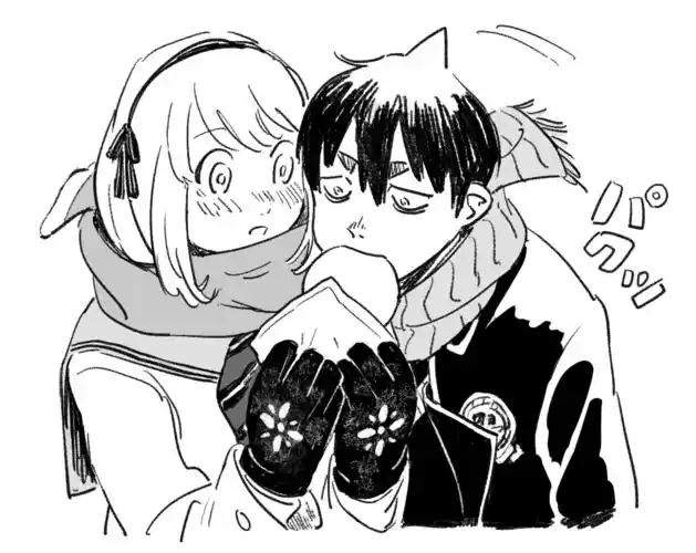 地王と花姫)阿玛依蒙&诗惠美)画师:ぼたきち (@botakichi)青之驱魔师