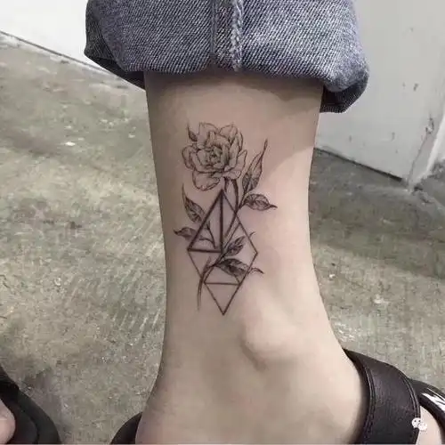 女小腿纹身图案大全_小红书