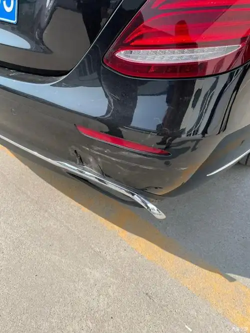 【图】被追尾了,蓝瘦_奔驰e级论坛_汽车之家论坛