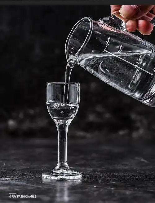 yicheng家用玻璃白酒分酒器酒杯套装100ml饭店用红酒醒酒器洋酒扎壶
