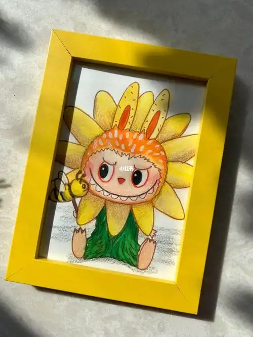 拉布布手绘卡片