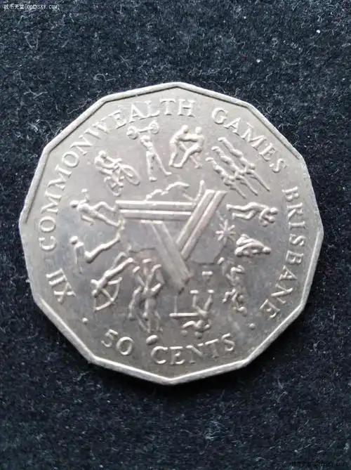 澳大利亚50分纪念币1枚