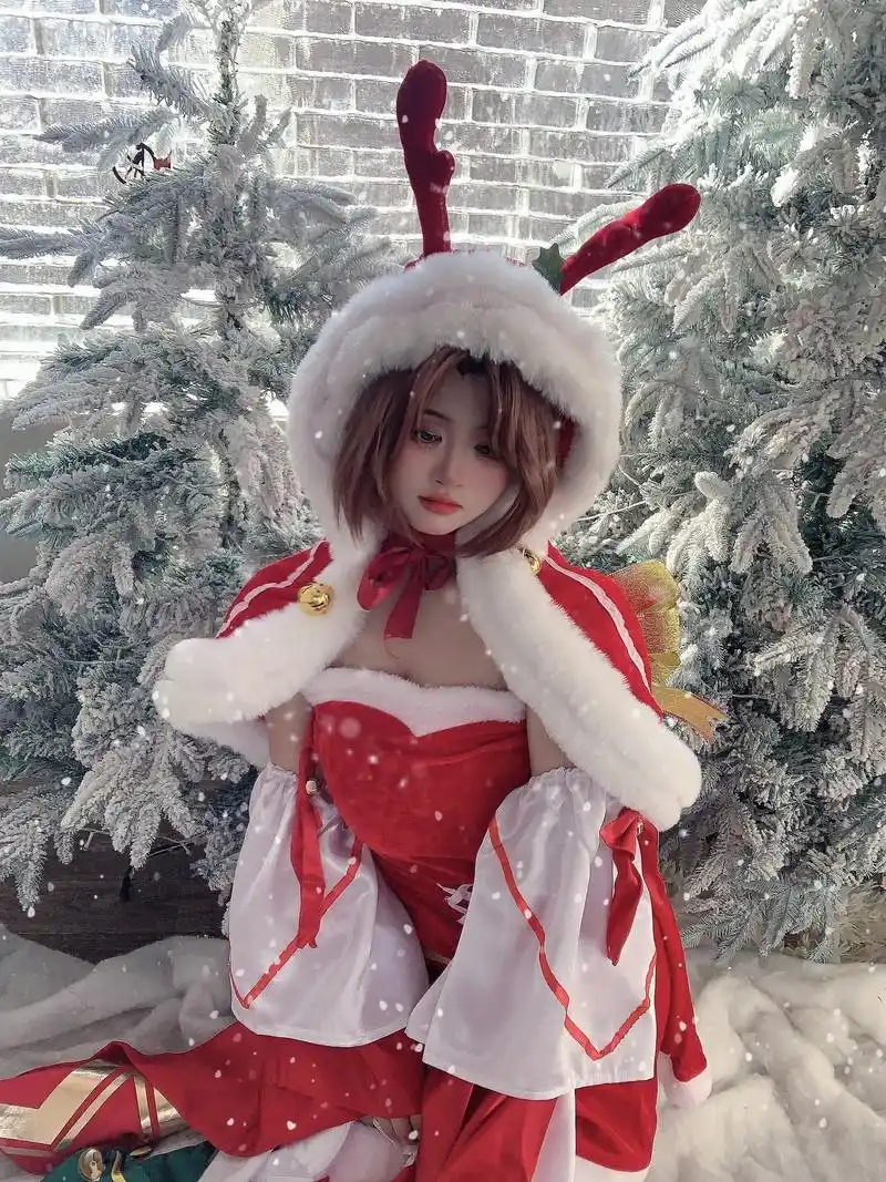 crush圣诞装 #冬日限定 #貂蝉圣诞恋歌 #cos # - 抖音