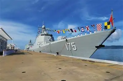 银川舰入列海军南海舰队