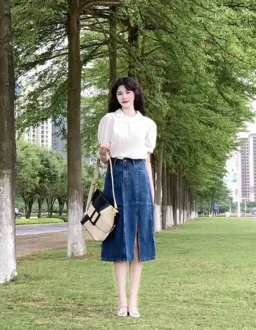 微胖女生夏天显瘦穿搭