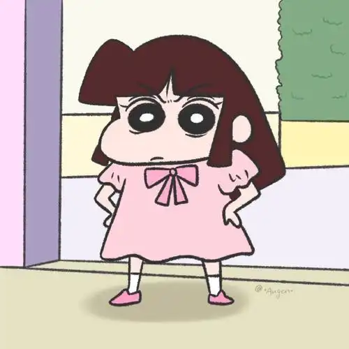 各位有蜡笔小新小爱的头像吗? - 知乎