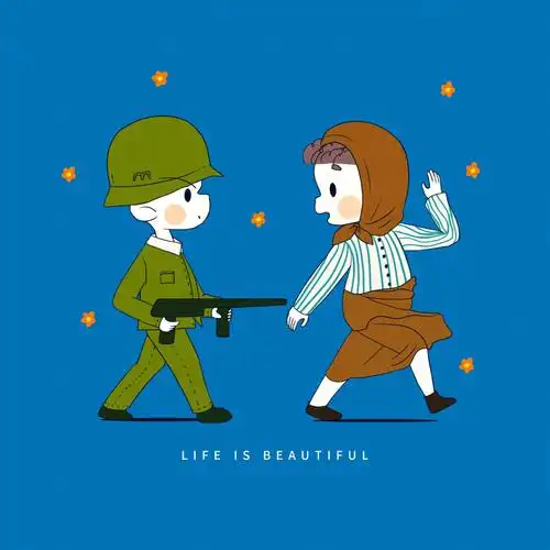 原创头像电影美丽人生