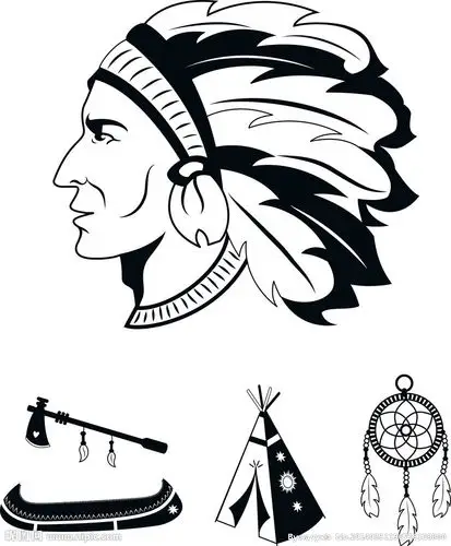印第安人图片