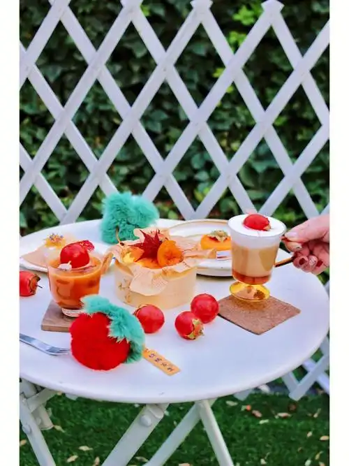 柿子下午茶是秋天里暖心浪漫